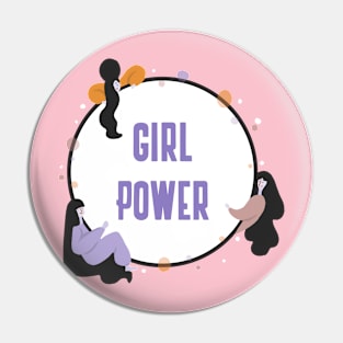 Girl power Pin