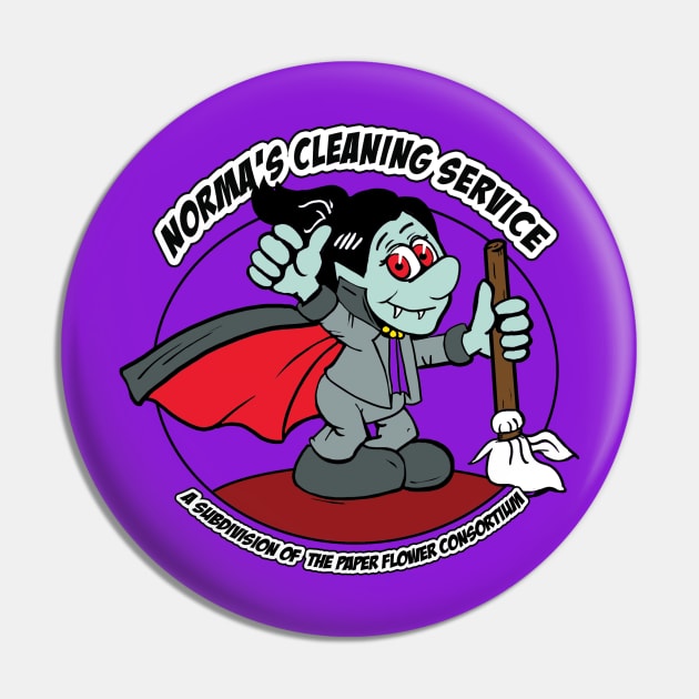 Norma's Cleaning Service Pin by eguizzetti