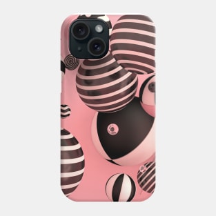 Pink_spheres Phone Case