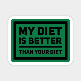 My Diet Is Better Than Your Diet Magnet