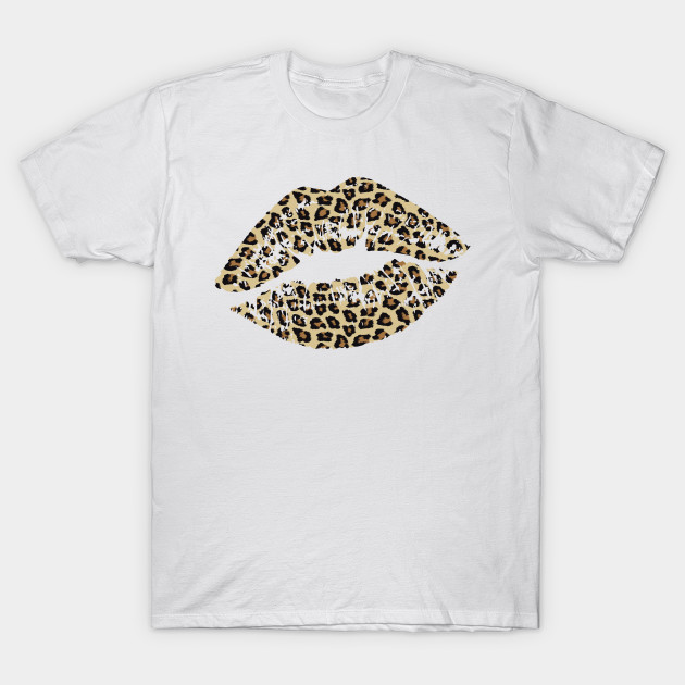 leopard lips t shirt