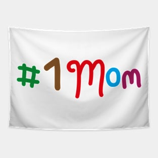 Number one Mom Tapestry
