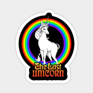 THE LAST UNICORN rainbow Magnet