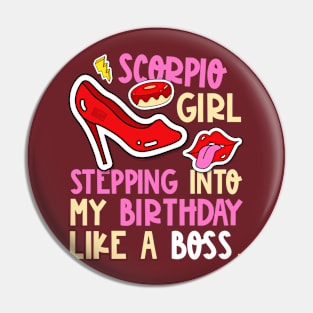 Scorpio Girl Horoscope Heels Stepping Birthday Like Boss Fun Pin