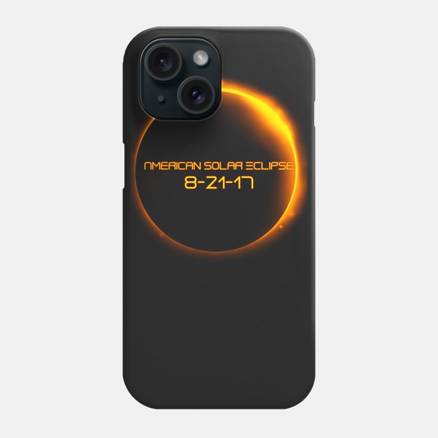 American Solar Eclipse 2017 Totality T-Shirt Phone Case by lucidghost