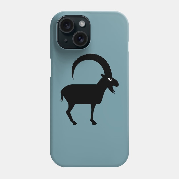 Angry Animals - Ibex Phone Case by VrijFormaat