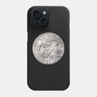 United States Eisenhower Dollar Coin Reverse Phone Case