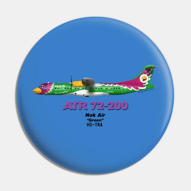 Avions de Transport Régional 72-200 - Nok Air "Green" Pin by TheArtofFlying