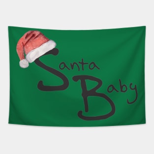 Christmas Santa Baby Tapestry