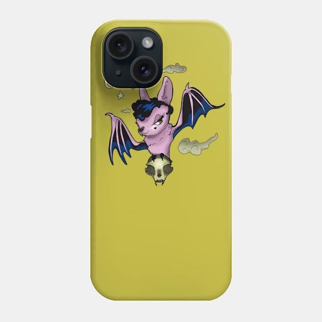 Rockabilly Bat Phone Case by Perryology101