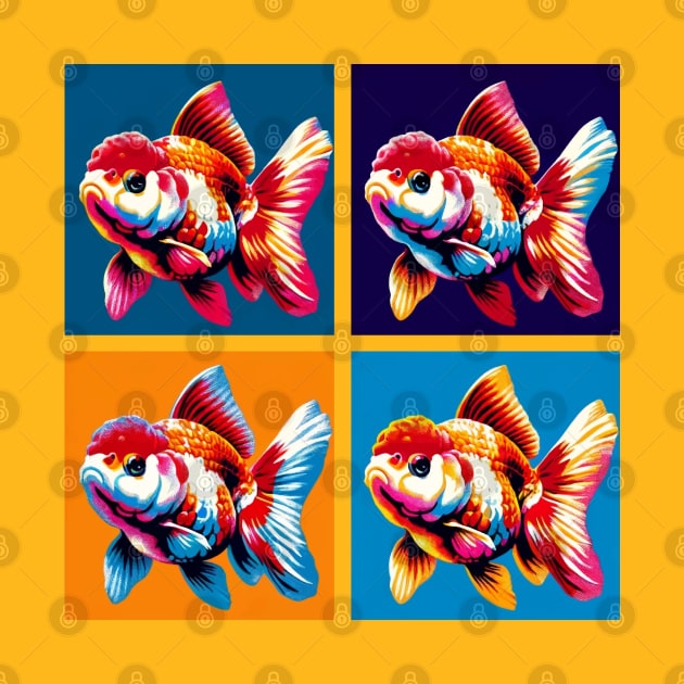 Pop Oranda Goldfish - Cool Aquarium Fish by PawPopArt