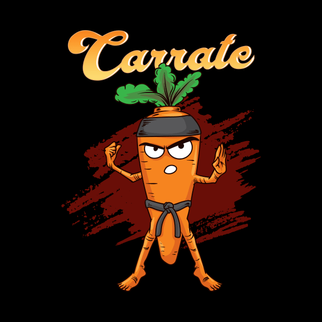 Carrate Karate Carrot Pun by theperfectpresents