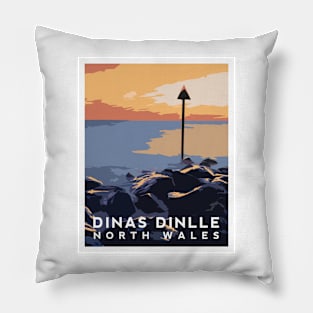 Dinas Dinlle Beach, North Wales Pillow