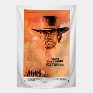 Classic Western Movie Poster - Pale Rider Tapestry