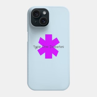 Type One Diabetes - Purple Phone Case