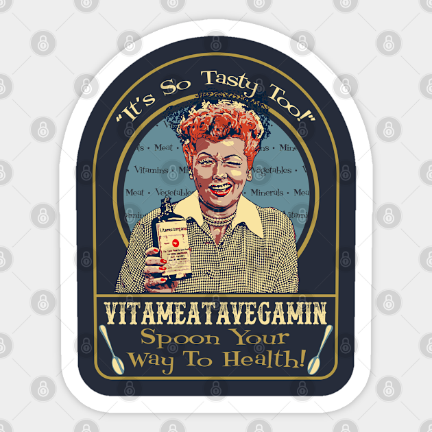 Discover Lucy Vitameatavegamin - I Love Lucy - Sticker