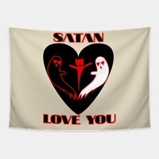 Satan loves you Tapestry