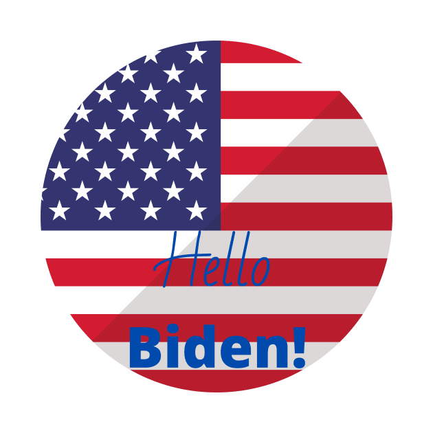 Hellow Biden and flag USA by Artletar