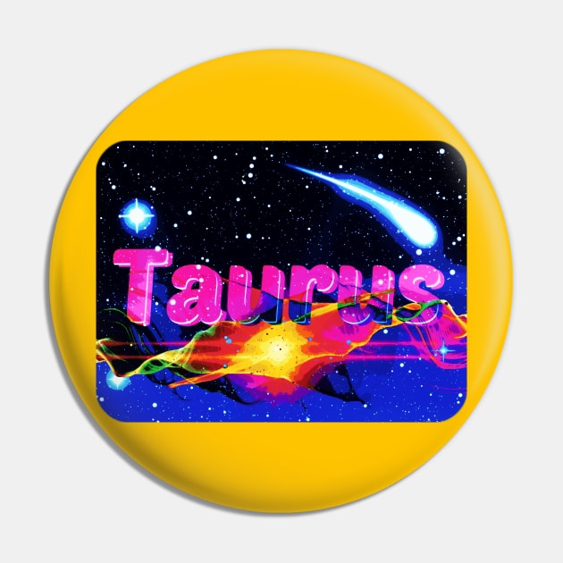 Cosmic Taurus Pin by TheDaintyTaurus