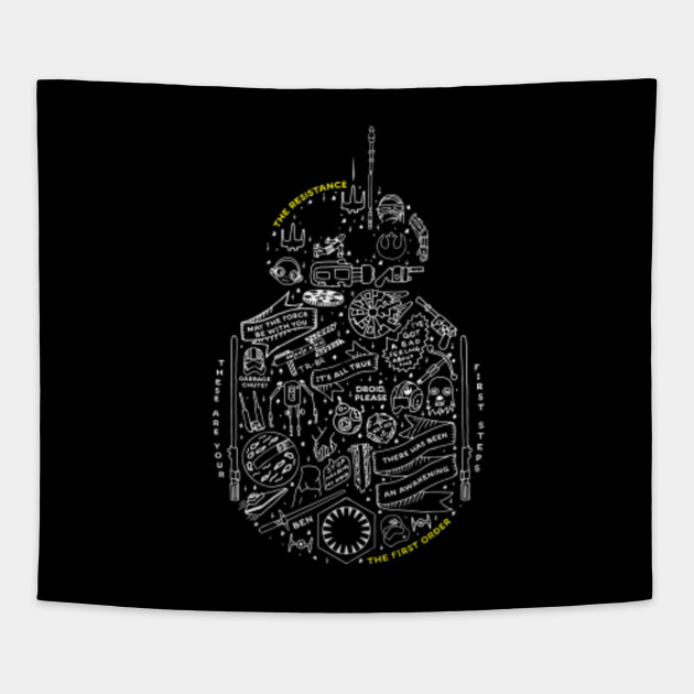 droid please bb8 tapestry