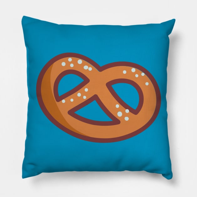 Pretzel heart Pillow by UniqueDesignsCo