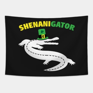 Shenanigator St Patricks Day Doodle Tapestry