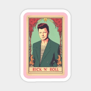 Tarot Card: Rick 's' roll, aka rickrolling Magnet