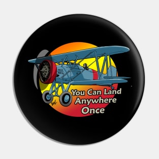 You can Land Anywhere Once Pilots Pin