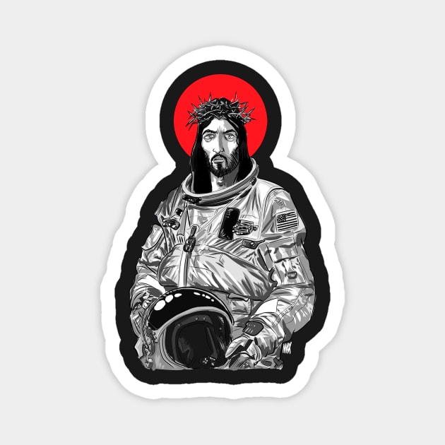 Astro-Jesus Magnet by maxsax