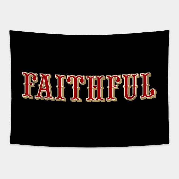 San Francisco Faithful - Black Tapestry by KFig21