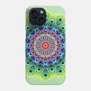 PEACOCK MANDALA Phone Case