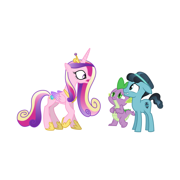 Cadance meets Crystal Hoof by CloudyGlow