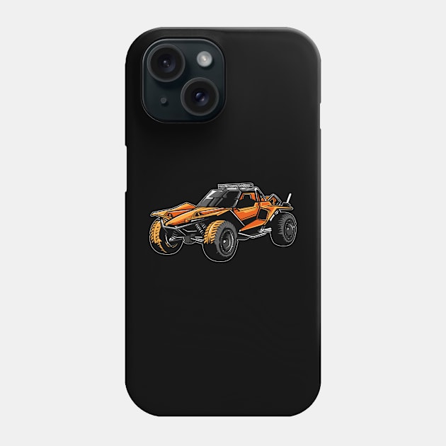 Sand Rail Dune Buggy  Sand Racing For Buggy Lovers 4x4 Off Road Phone Case by RetroZin