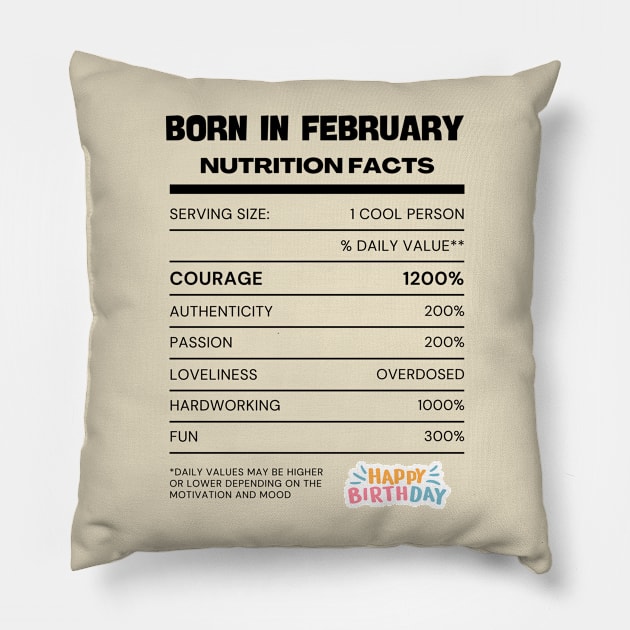 Born in february Pillow by EMCO HZ 