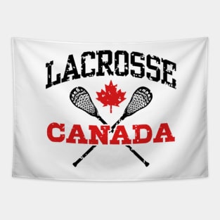 Canada Lacrosse | Sport canada flag Tapestry