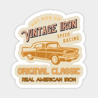 Vintage Garage Car Iron Magnet