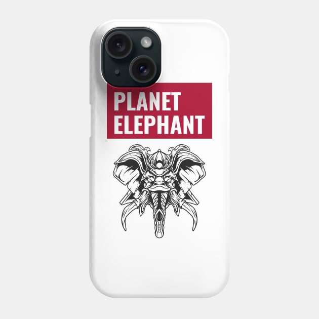 Elephant planet Phone Case by ProLakeDesigns