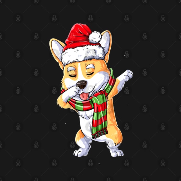 Corgi dance Christmas by Risset