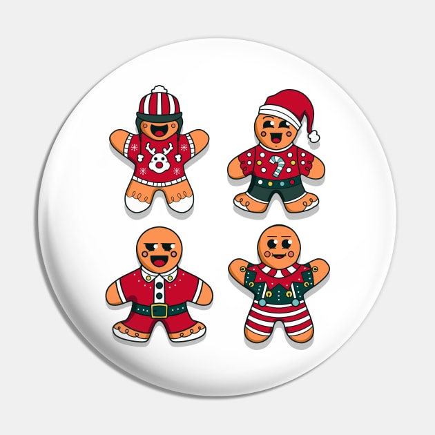 Ginger bread Cookies Pin by Mako Design 