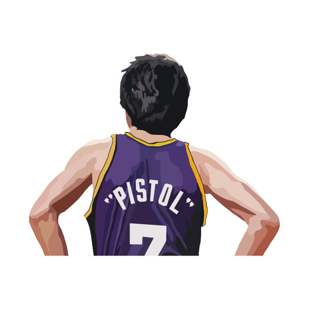 Pistol Pete Maravich of the Utah Jazz by ActualFactual