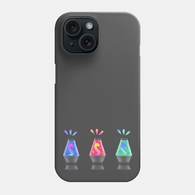 Cute lava lamps Phone Case by MiaArt365