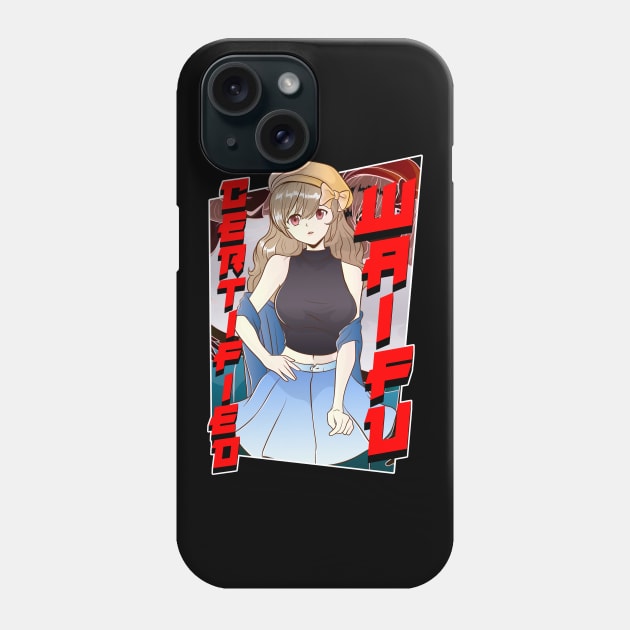 Cute Certified Waifu Anime Girl Phone Case by theperfectpresents