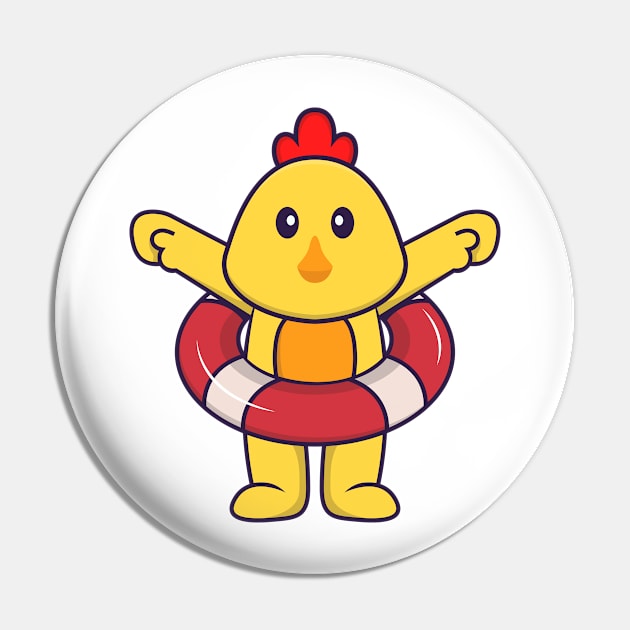 Cute chicken using a float. Pin by kolega