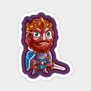 King Arthur Need cartoon mascot like this Magnet