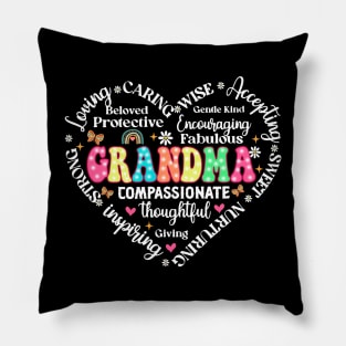 Retro Grandma, Nana, Blessed Mom, Nana Life, Mother's Day Pillow