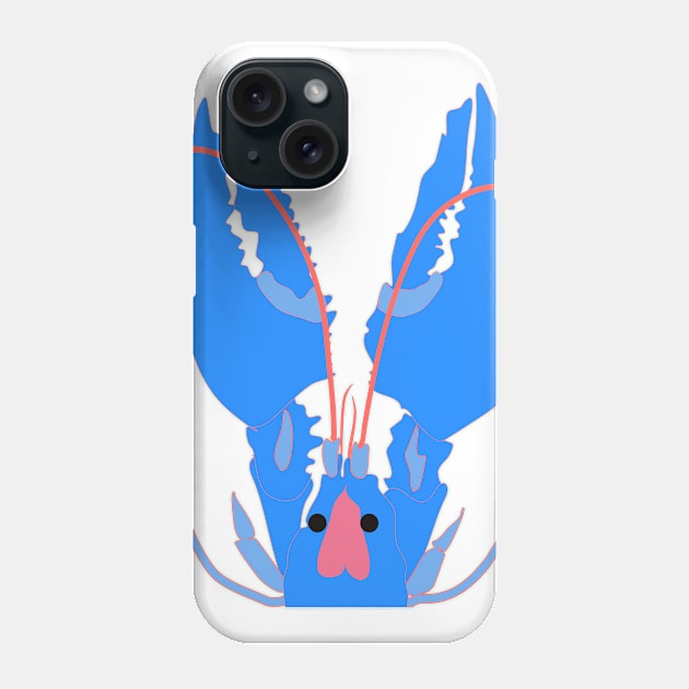 Blue lobster Phone Case by Orangerinka