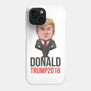 Trump 2016 President Republican Caricature Phone Case