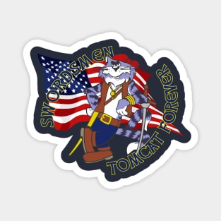 Tomcat Forever Swordsmen Magnet