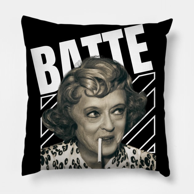Bette Retro Pillow by Purple lily studio