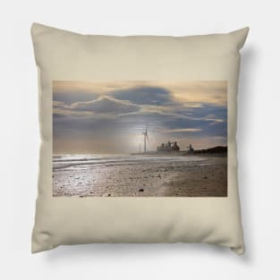 Artistic Northumbrian beach Pillow